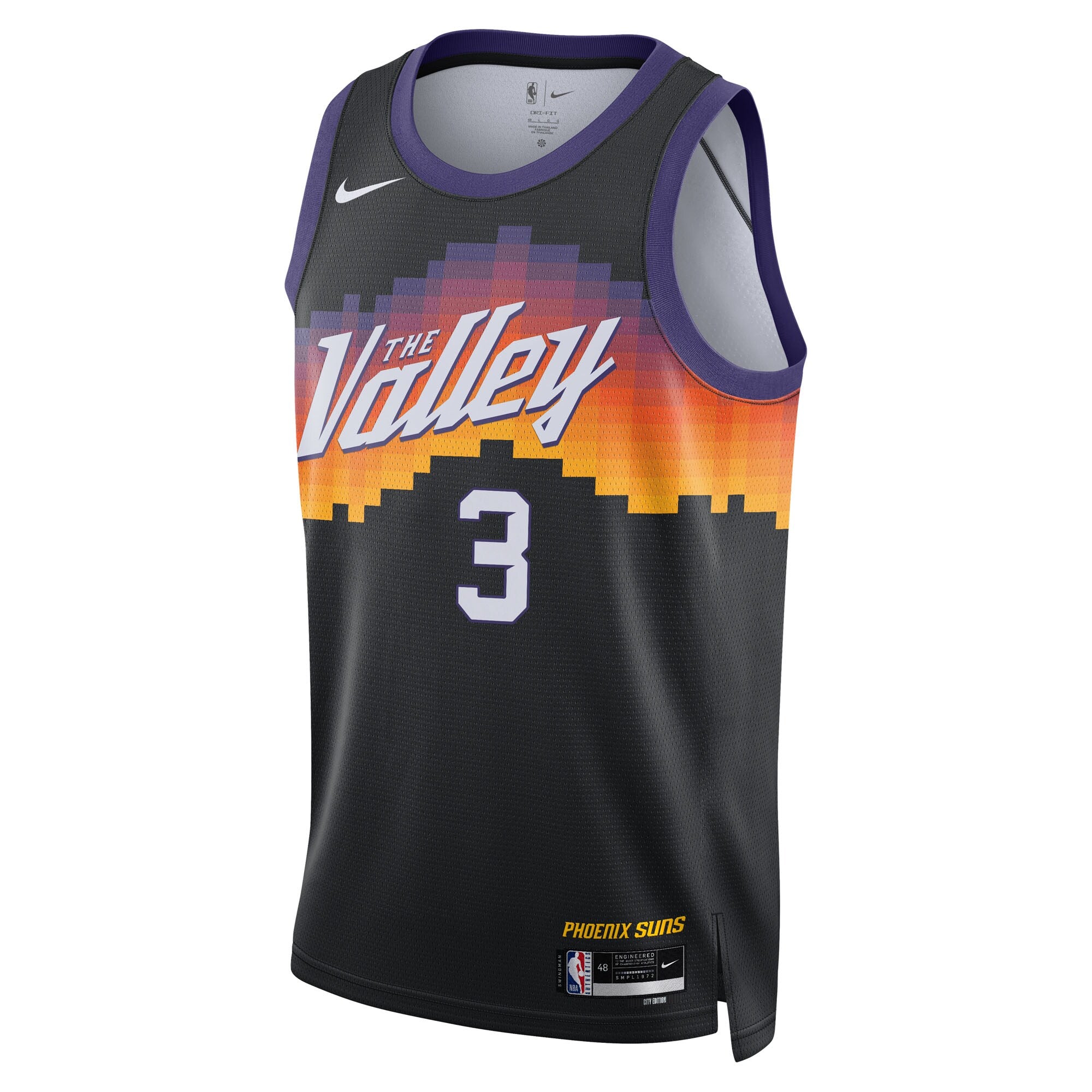 Phoenix Suns Nike 2025/26 City Edition Swingman Jersey - Black - Dillon Brooks - Unisex