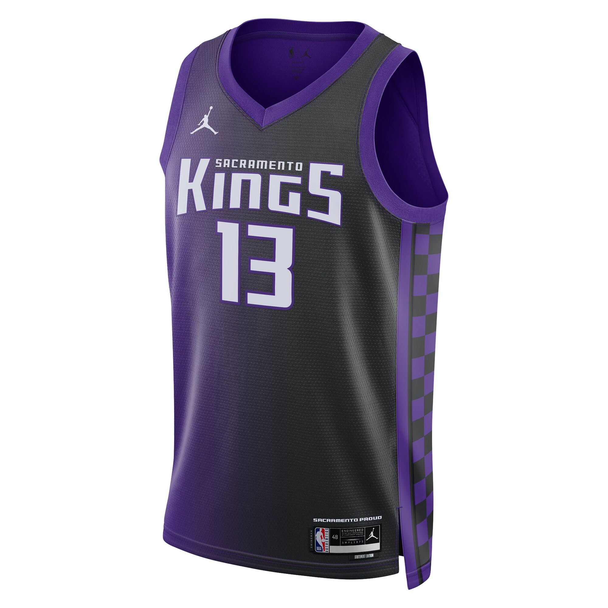 Sacramento Kings Jordan Brand Statement Edition Swingman Jersey - Purple - Keegan Murray - Unisex