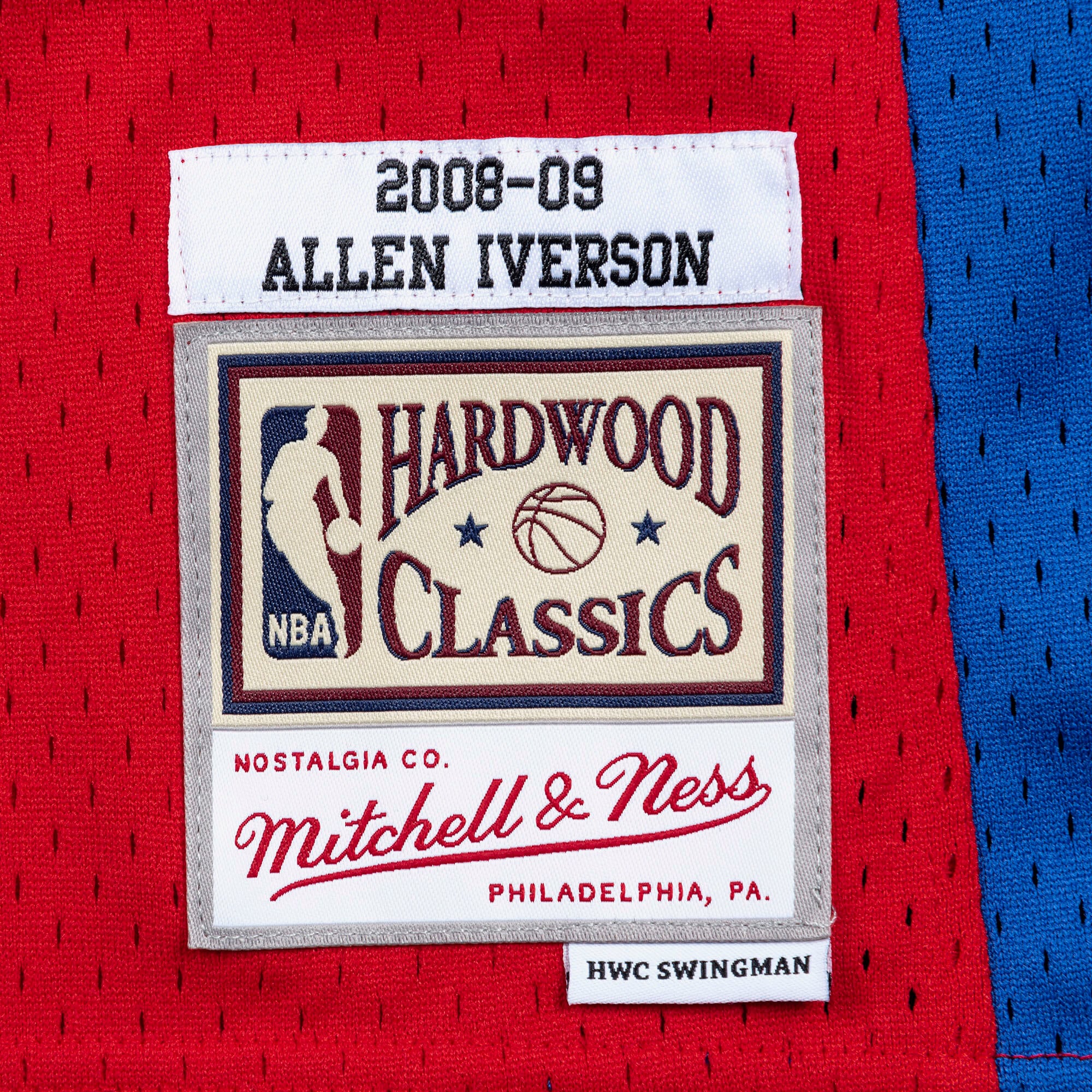 Detroit Pistons Mitchell & Ness Swingman Jersey Allen Iverson 2008-09