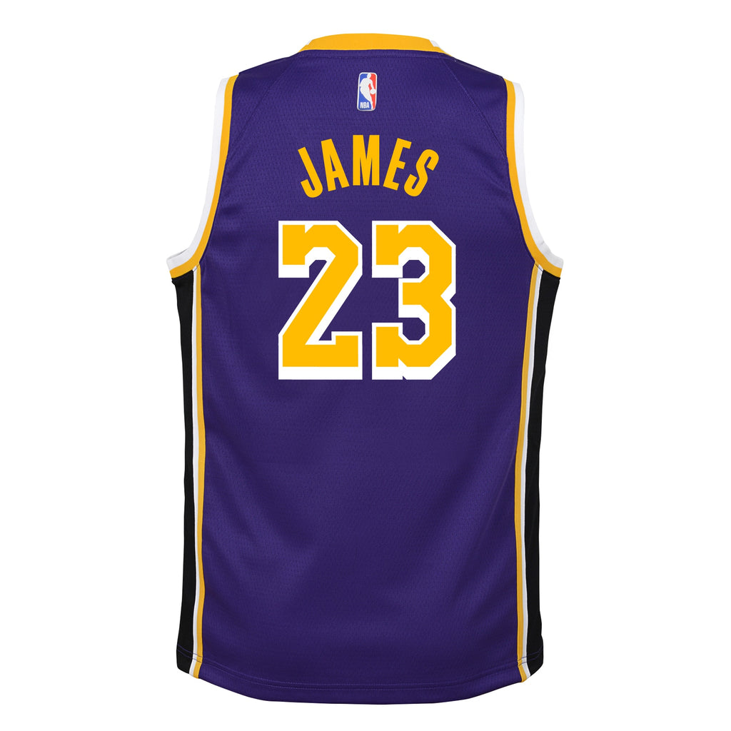 Los Angeles Lakers NBA Statement Swingman Jersey - Lebron James - Youth