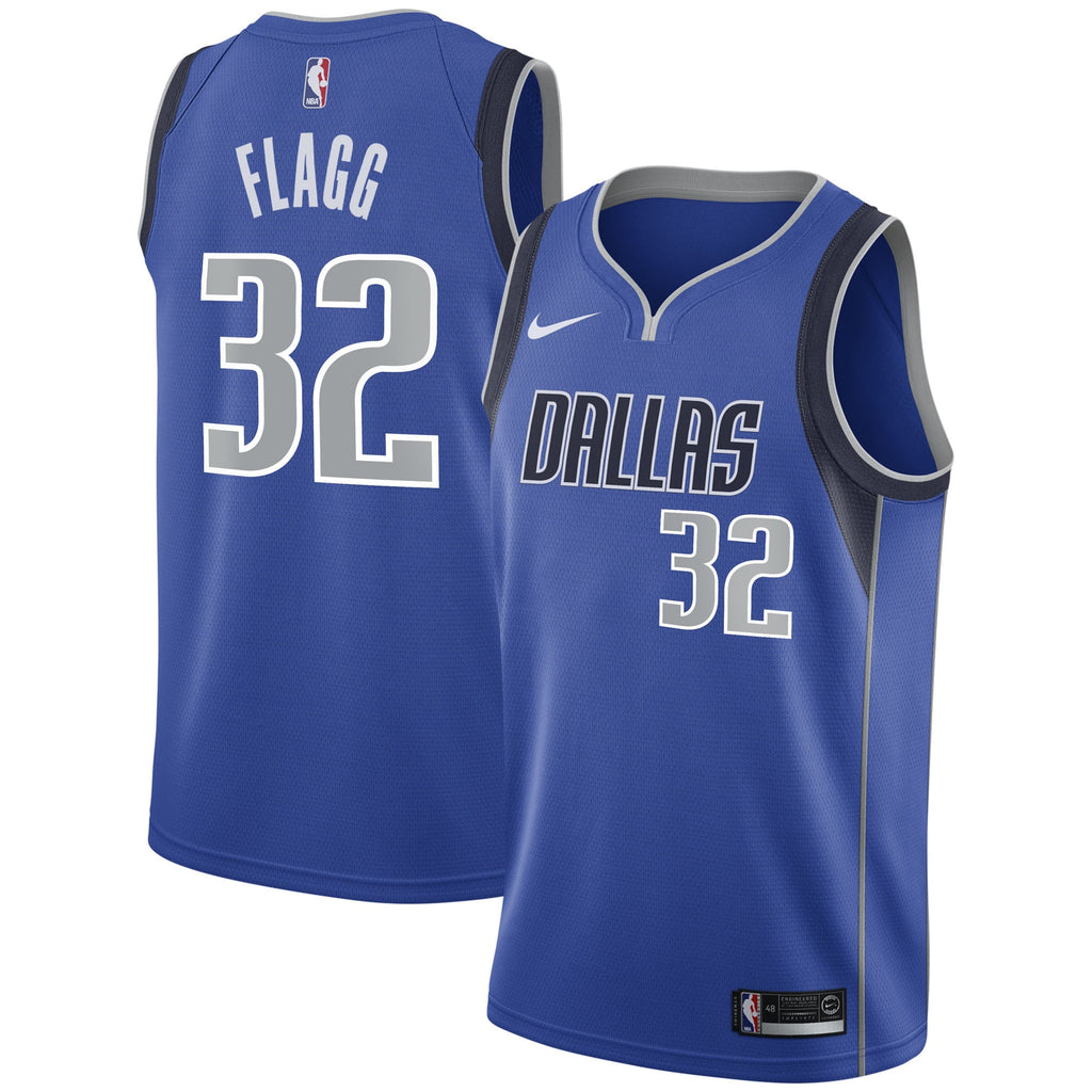 Dallas Mavericks Nike Icon Edition Swingman Jersey NBA 2025 First Round Draft Pick - Blue - Cooper Flagg - Youth
