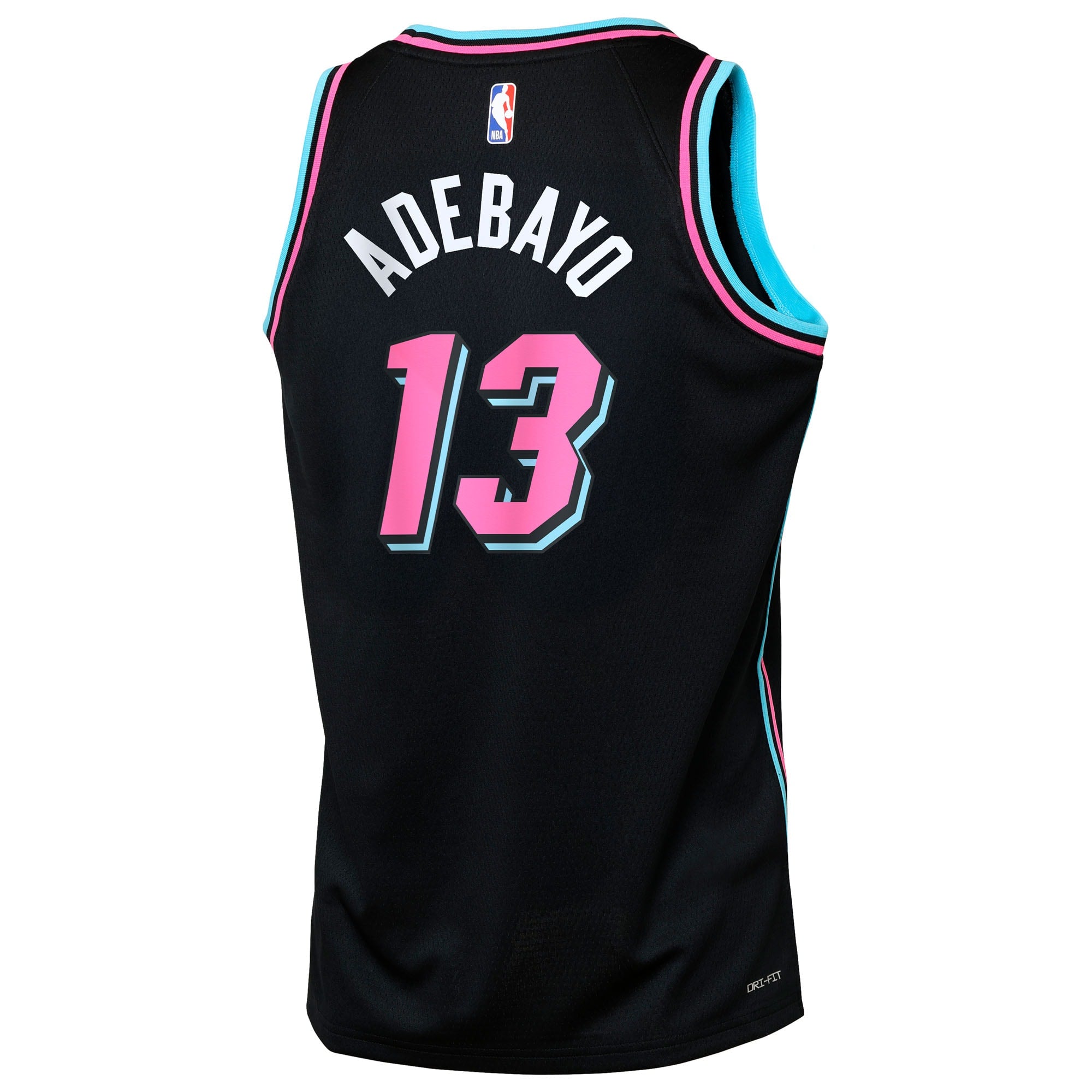 Miami Heat Nike 2025/26 City Edition Swingman Jersey - Black - Bam Adebayo - Youth