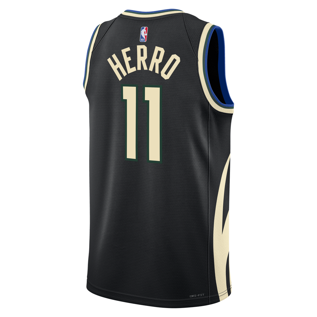 Milwaukee Bucks Jordan Brand Statement Edition Swingman Jersey - Hunter Green - Tyler Herro - Unisex