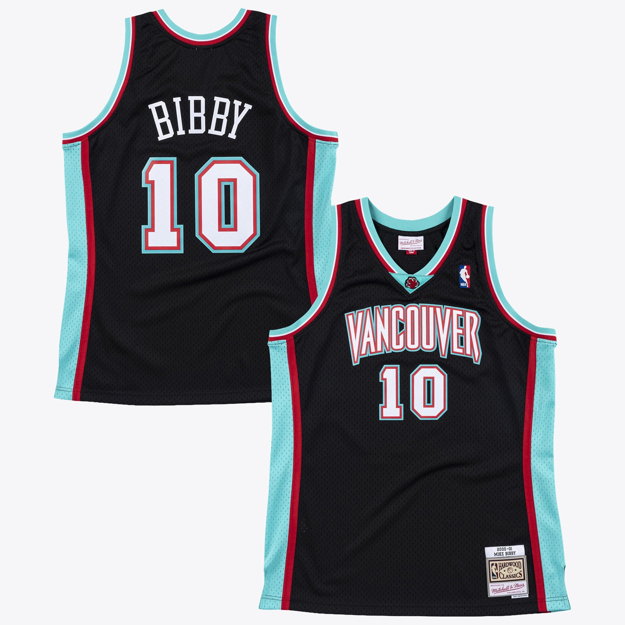 Vancouver Grizzlies Mitchell & Ness Mike Bibby 2000 Swingman Authentic Jersey - Black