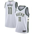 Milwaukee Bucks Nike Association Edition Swingman Jersey - White - Tyler Herro - Youth