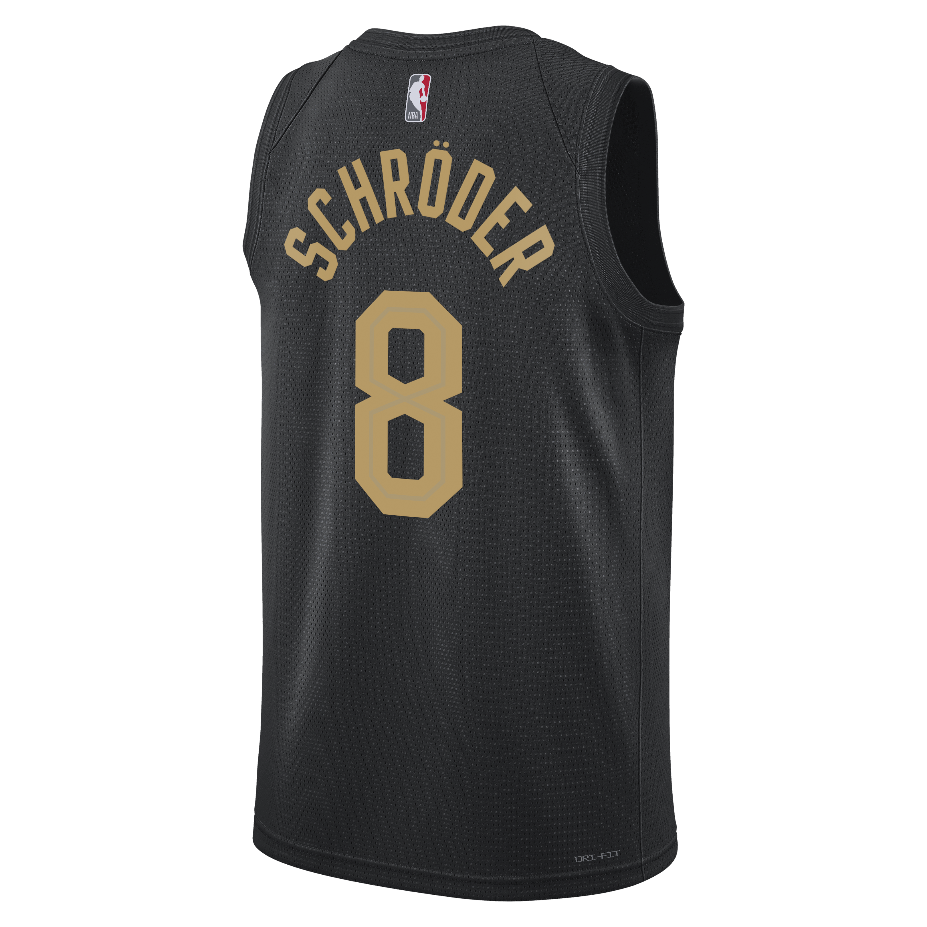 Cleveland Cavaliers Jordan Brand Statement Edition Swingman Jersey - Black - Dennis Schröder - Unisex