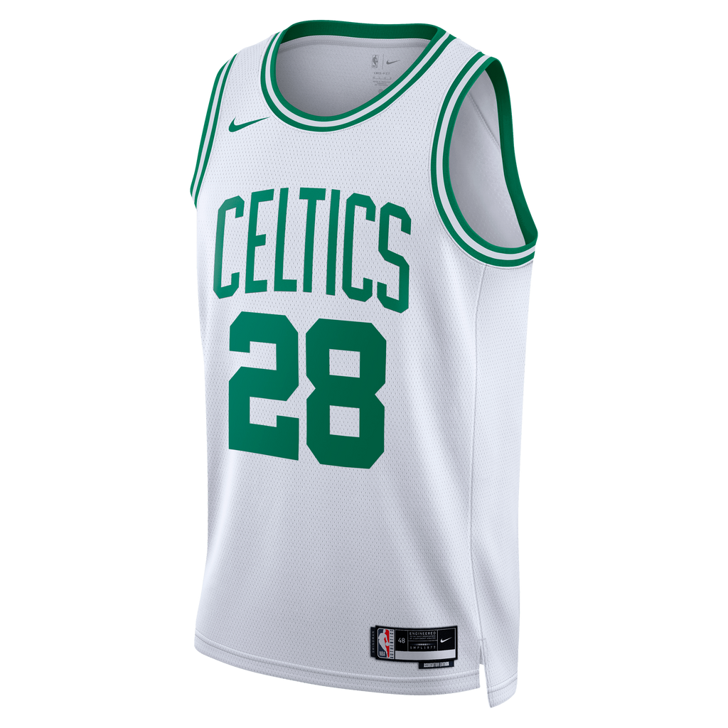 Boston Celtics Nike Association Edition Swingman Jersey - White - Hugo González - Unisex