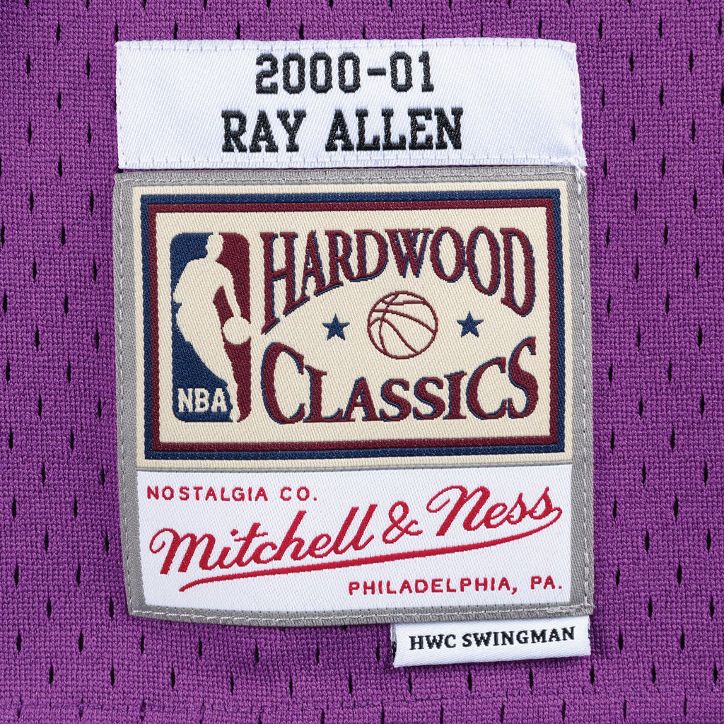 Milwaukee Bucks Mitchell & Ness Swingman Jersey Road Ray Allen 2000-01