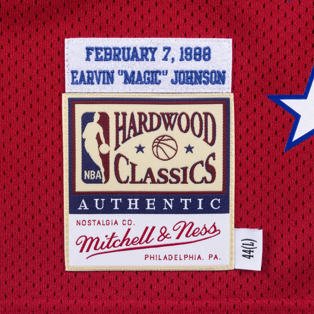 NBA All-Star West Mitchell & Ness Authentic Jersey Magic Johnson 1988