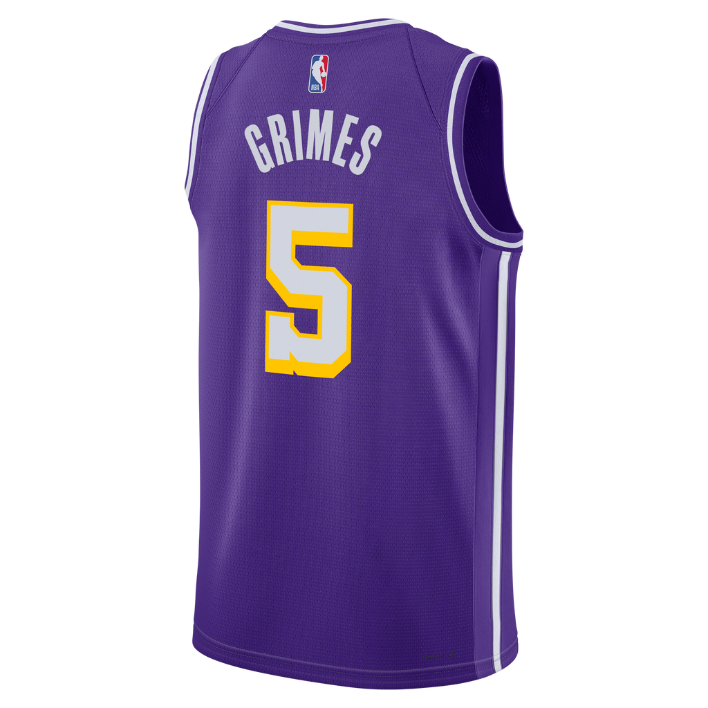 Los Angeles Lakers Jordan Brand Statement Edition Jersey - Purple - Quentin Grimes - Unisex