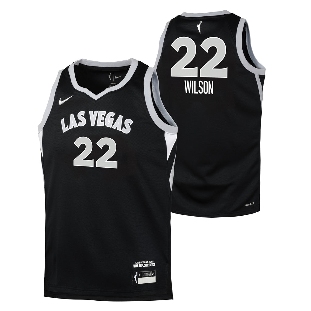 WNBA Las Vegas Aces Nike Jersey - A'Ja Wilson - Youth
