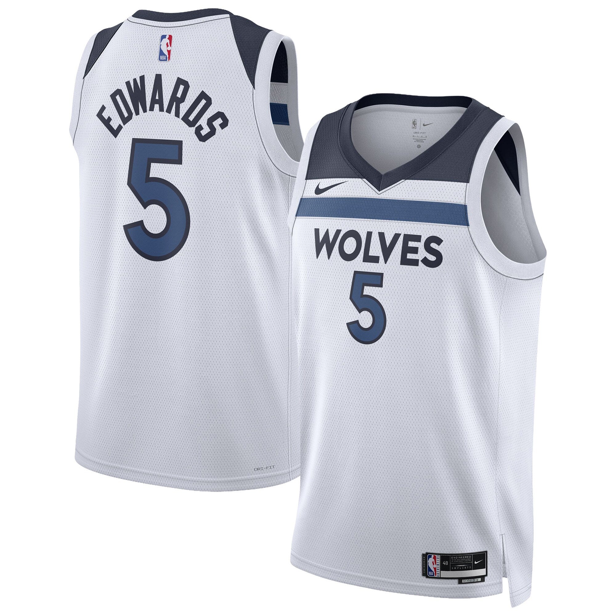 Minnesota Timberwolves Nike Swingman Jersey - Association Edition -  Anthony Edwards - Unisex