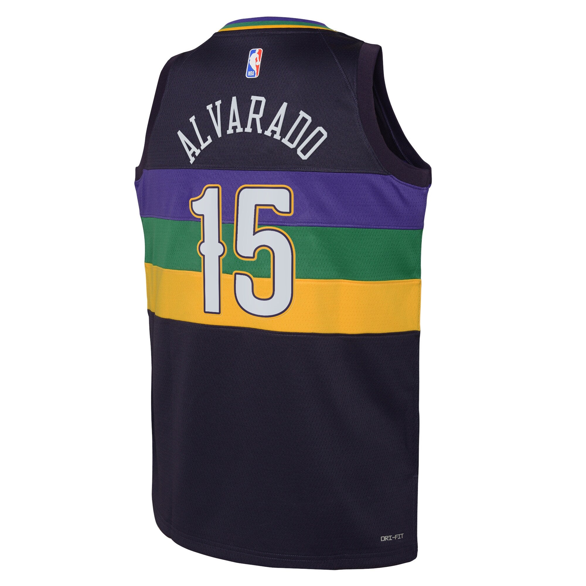 New Orleans Pelicans Nike City Edition Swingman Jersey 22 - Purple - Jose Alvarado - Youth