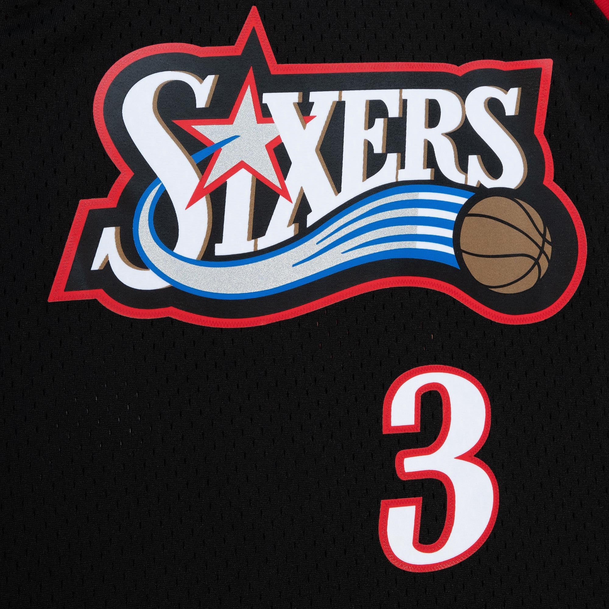 Philadelphia 76ers Mitchell & Ness Allen Iverson 2006 Alternate Spain Authentic Jersey - Black