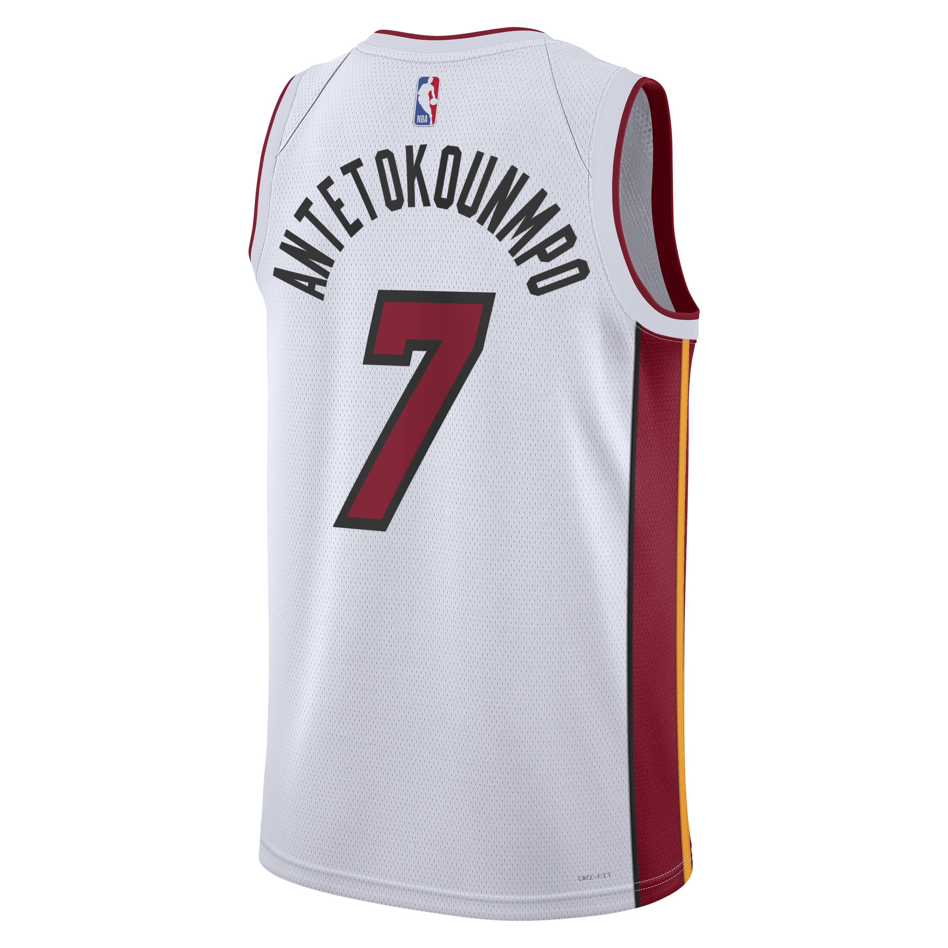 Miami Heat Nike Association Edition Swingman Jersey - White - Giannis Antetokounmpo - Unisex