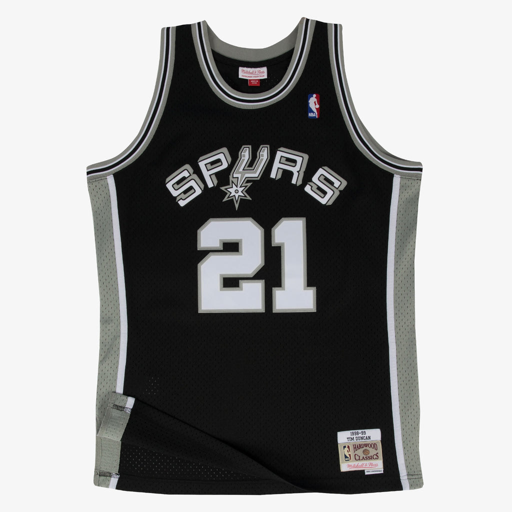 San Antonio Spurs Mitchell & Ness Swingman Jersey Road Tim Duncan 1998-99