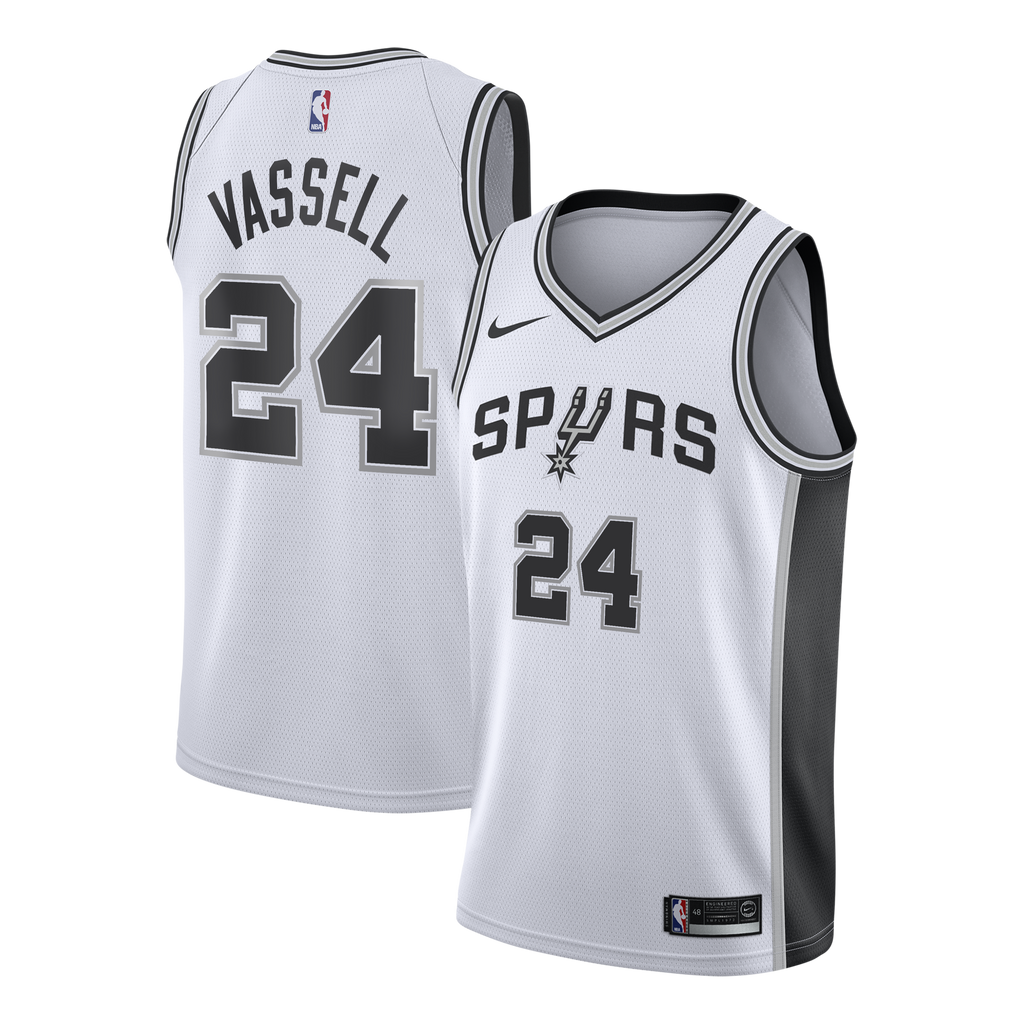 San Antonio Spurs Nike Association Edition Swingman Jersey – White - Devin Vassell - Youth