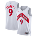 Toronto Raptors Nike Association Edition Swingman Jersey - White - RJ Barrett - Unisex