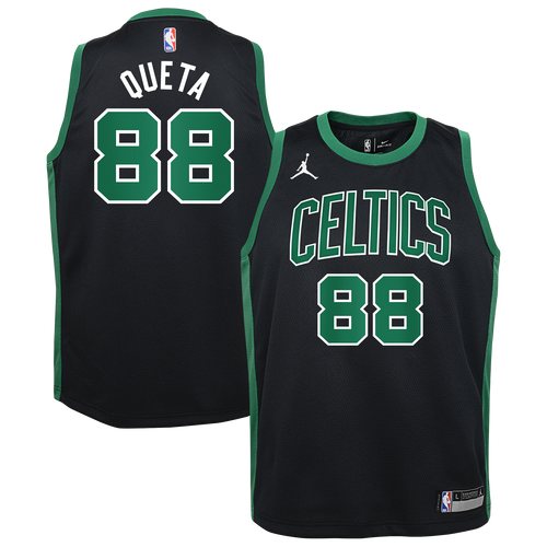 Boston Celtics Jordan Brand Statement Edition Swingman Jersey - Black - Neemias Queta - Youth