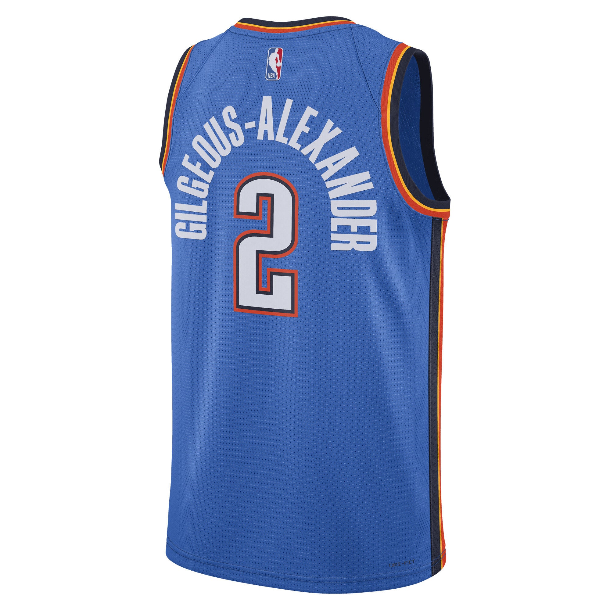 Oklahoma City Thunder Nike Replica Icon Swingman Jersey - Gilgeous-Alexander- Unisex