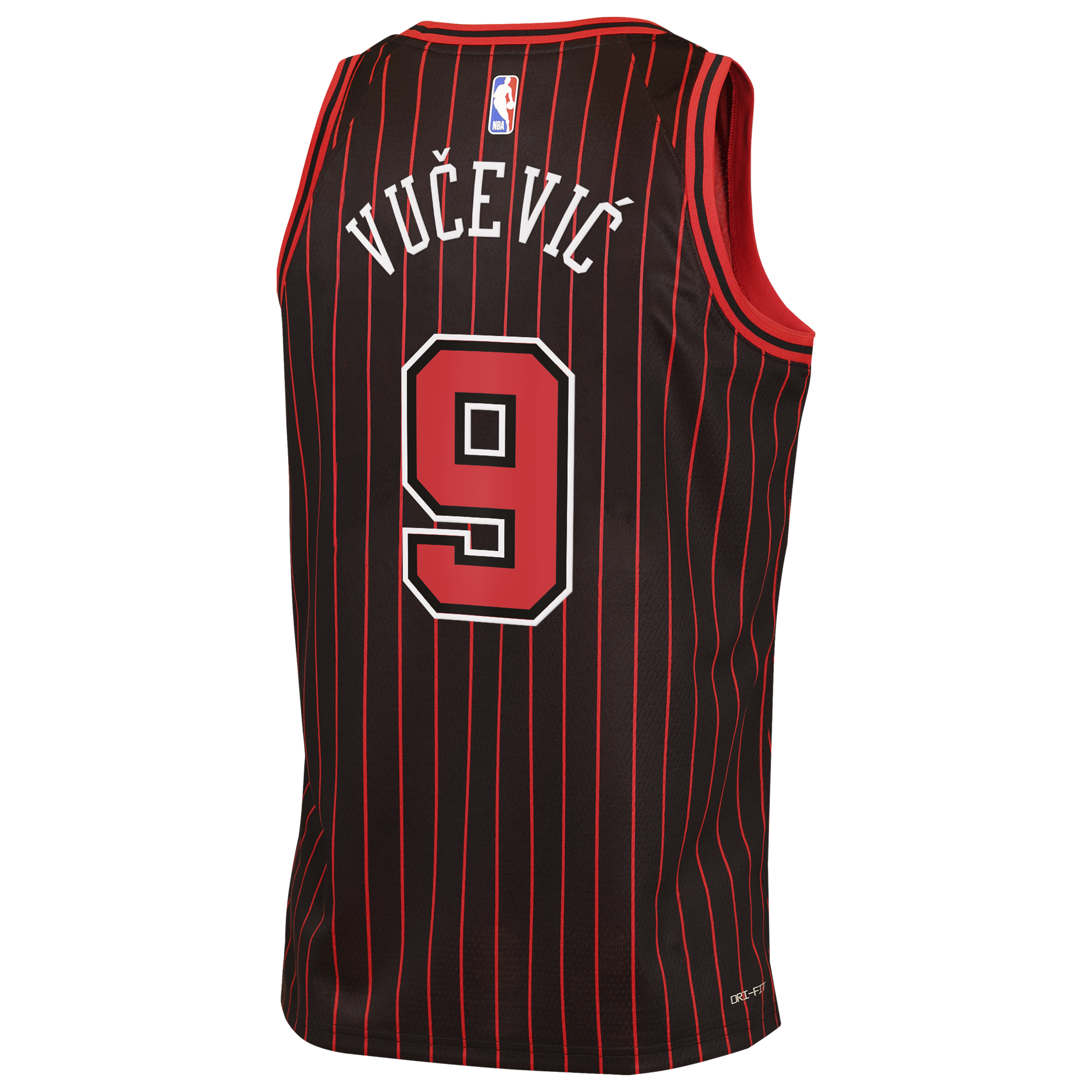 Chicago Bulls Jordan Brand Statement Edition Jersey - Black - Nikola Vučević - Youth