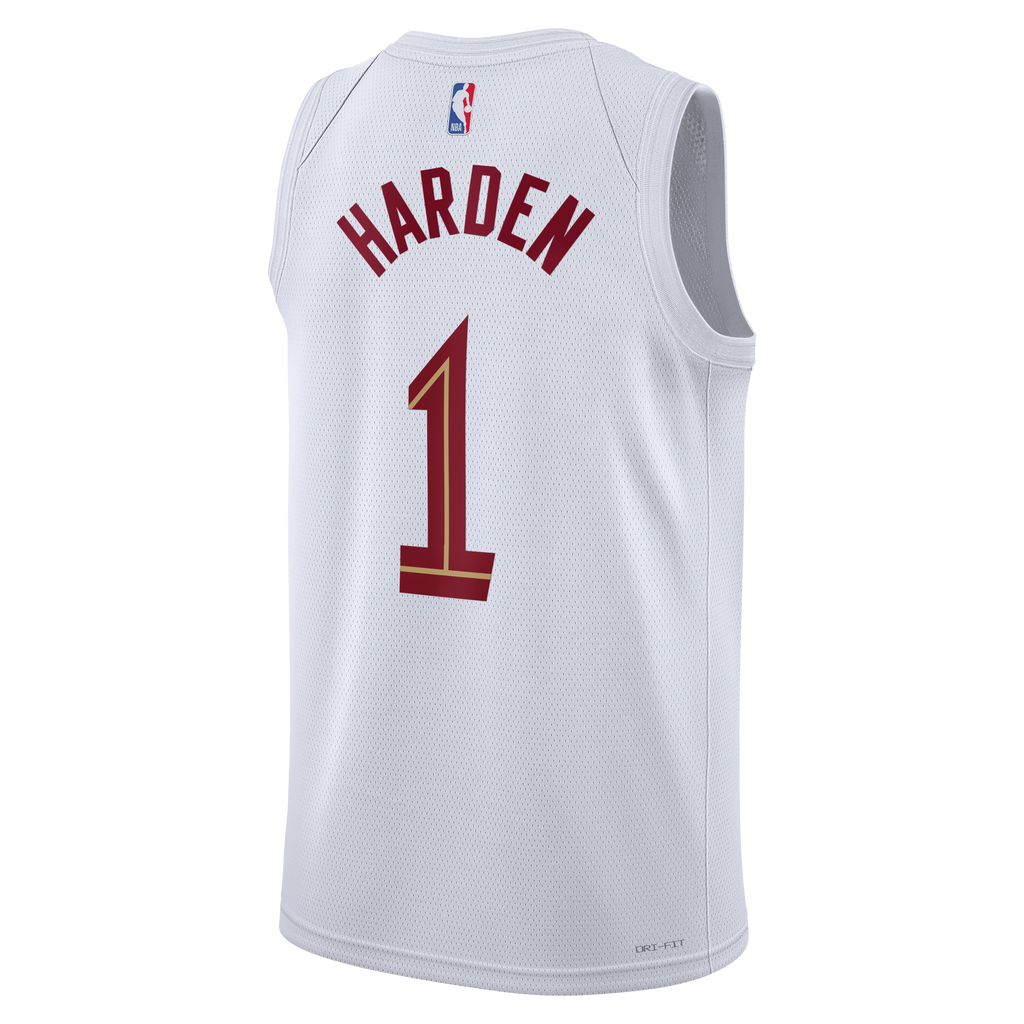 Cleveland Cavaliers Nike Association Edition Swingman Jersey - White - James Harden - Unisex