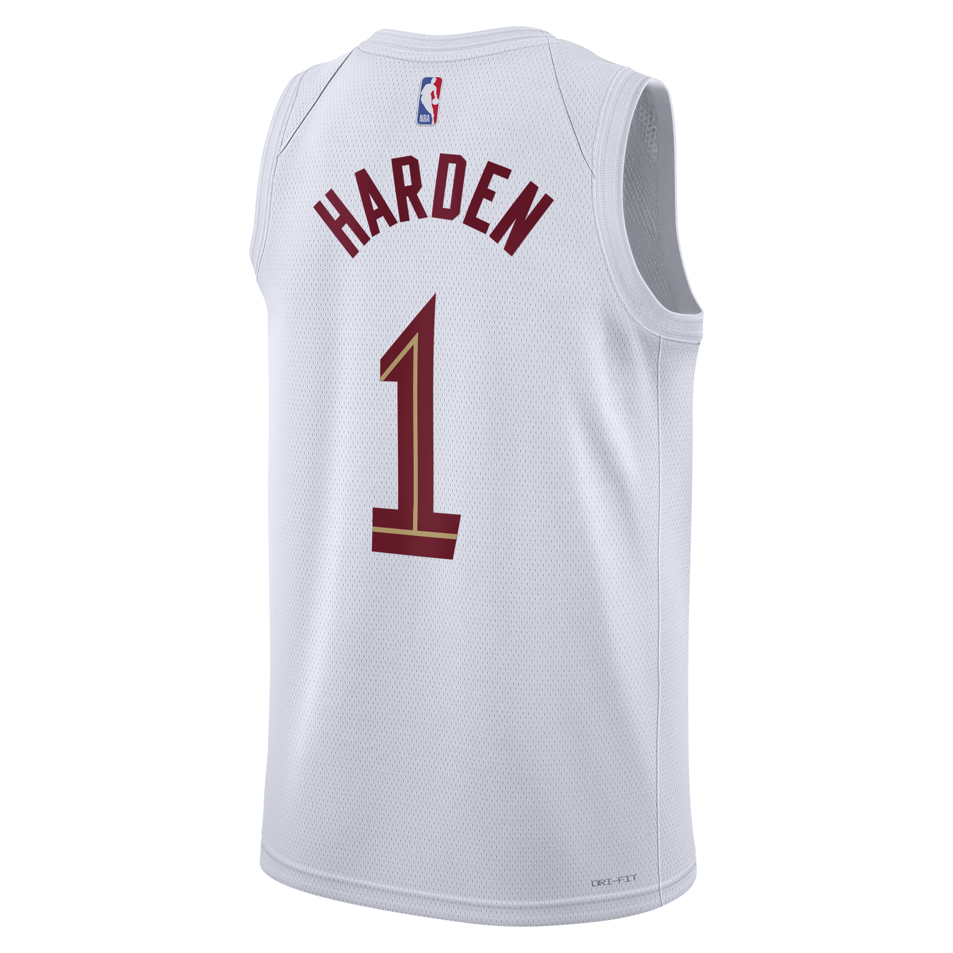 Cleveland Cavaliers Nike Association Edition Swingman Jersey - White - James Harden - Unisex