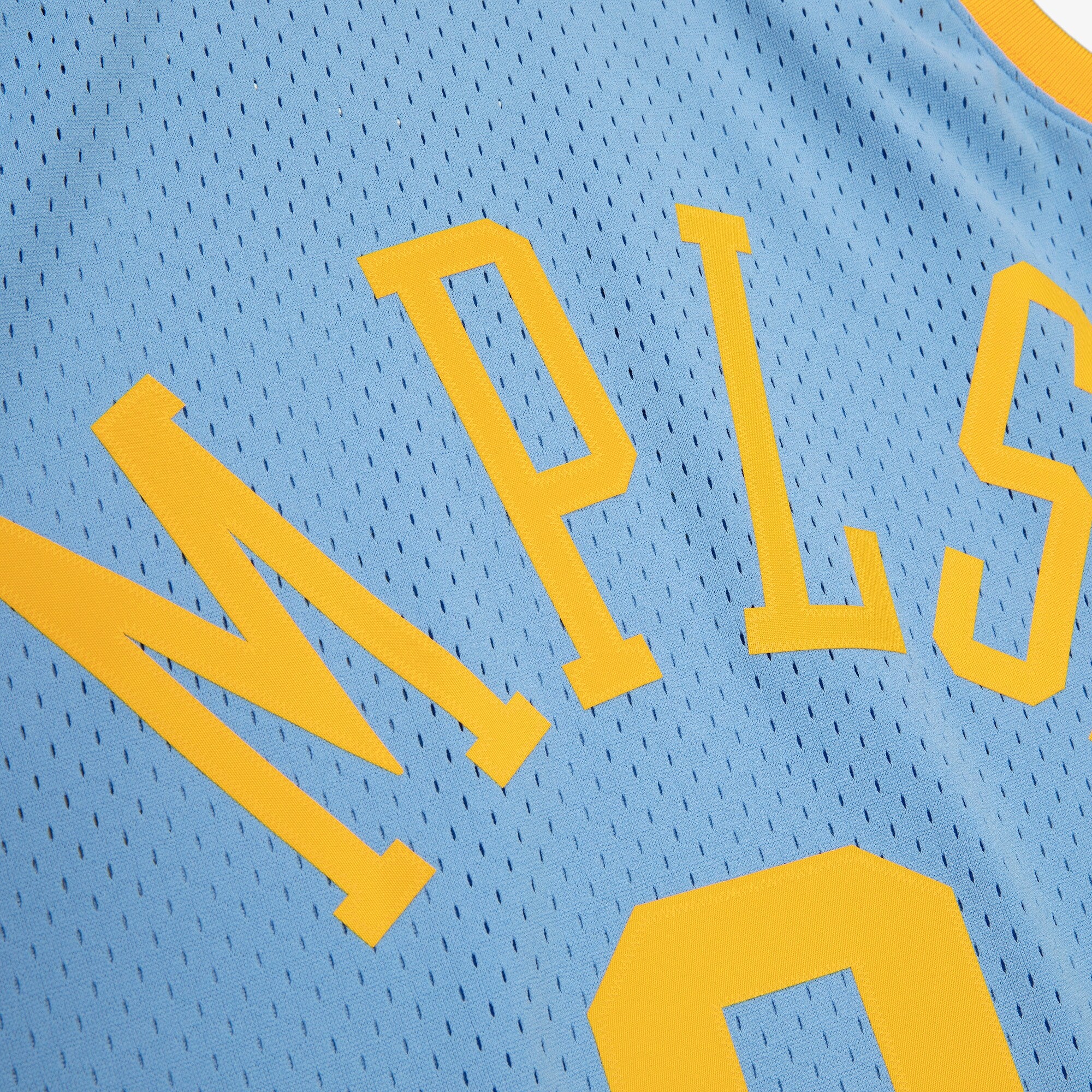 Los Angeles Lakers Mitchell & Ness Derek Fisher 2001 Swingman Authentic Jersey - Columbia Blue