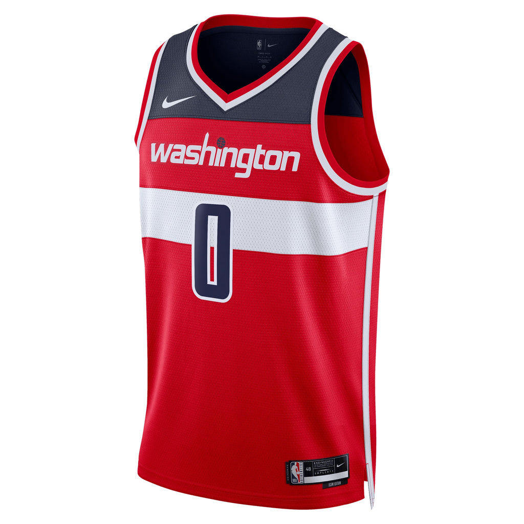 Washington Wizards Nike Icon Edition Swingman Jersey - Red - Bilal Coulibaly - Unisex