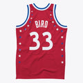 NBA All-Star East Larry Bird Authentic All-Star Jersey By Mitchell & Ness - Scarlett - Mens