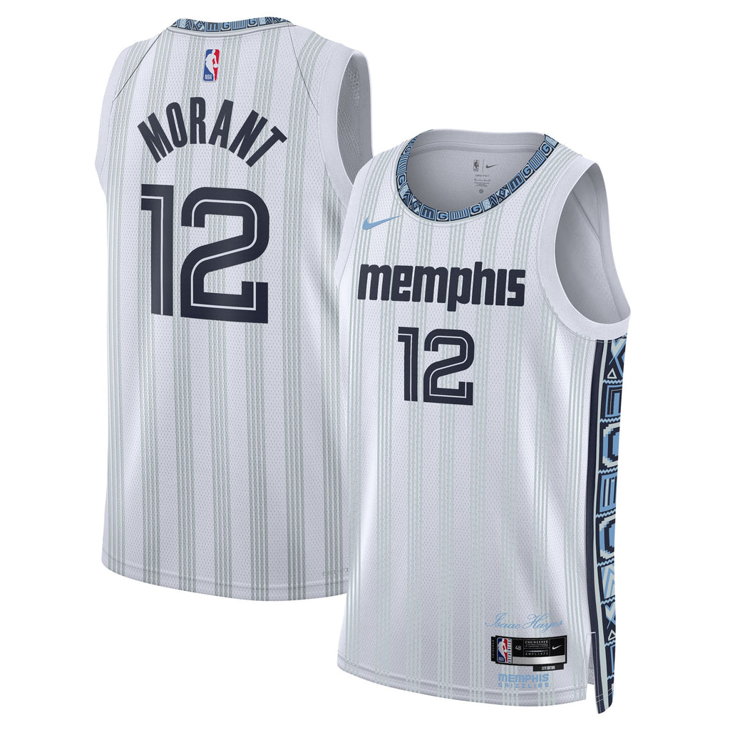 Memphis Grizzlies Nike 2025/26 City Edition Swingman Jersey - Gray - Ja Morant - Unisex