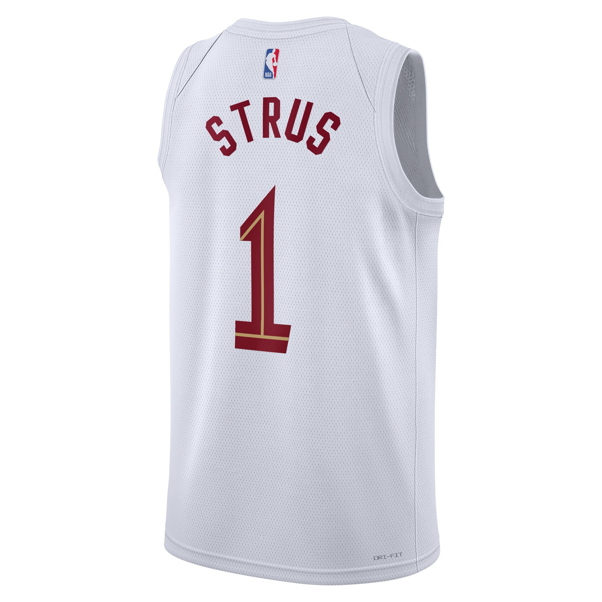 Cleveland Cavaliers Nike Association Edition Swingman Jersey - White - Max Strus - Unisex