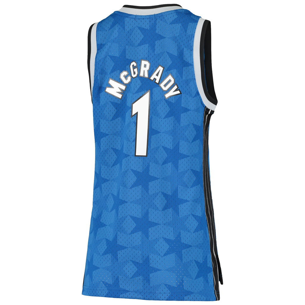 Women's Mitchell & Ness Tracy McGrady Blue Orlando Magic 2000-01 Hardwood Classics Swingman Jersey