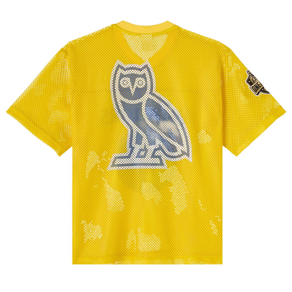 Golden State Warriors X OVO Mesh Football Jersey - Mens