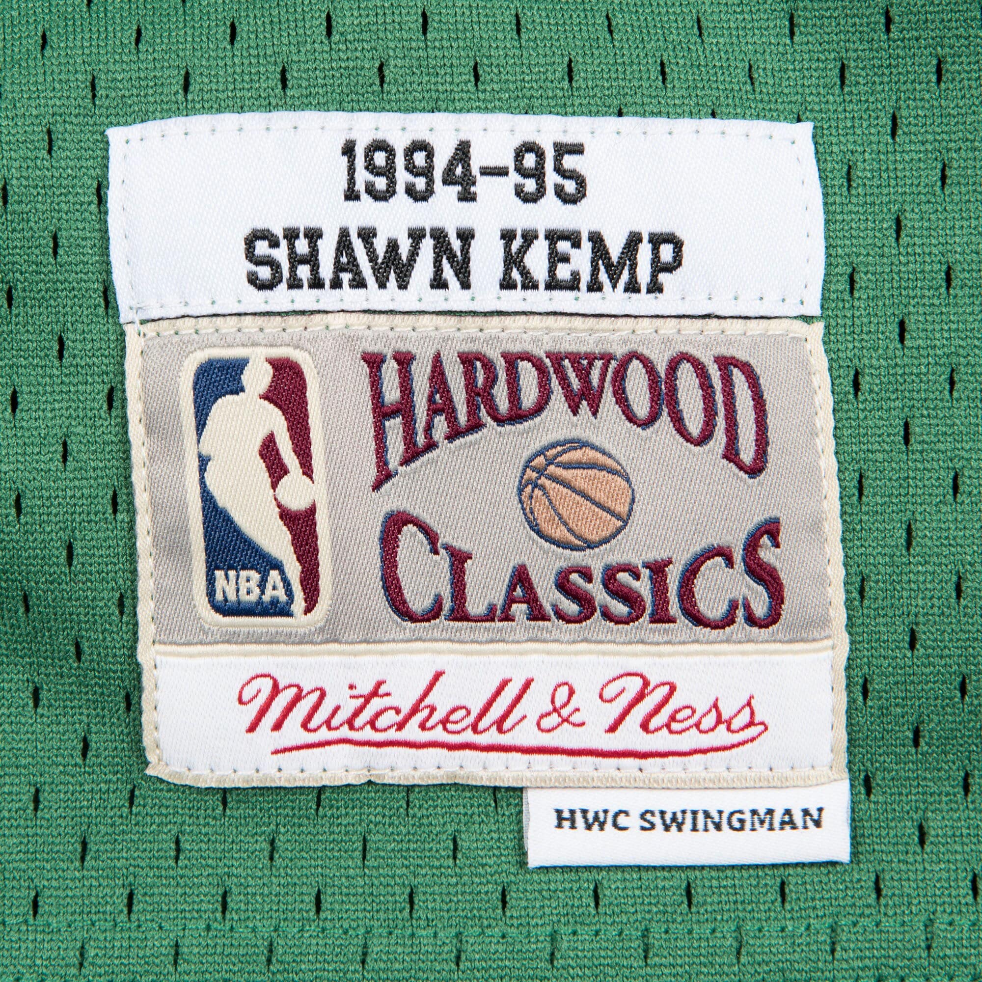 Seattle Supersonics Shawn Kemp Hardwood Classics Road Swingman Jersey By Mitchell & Ness - Mens