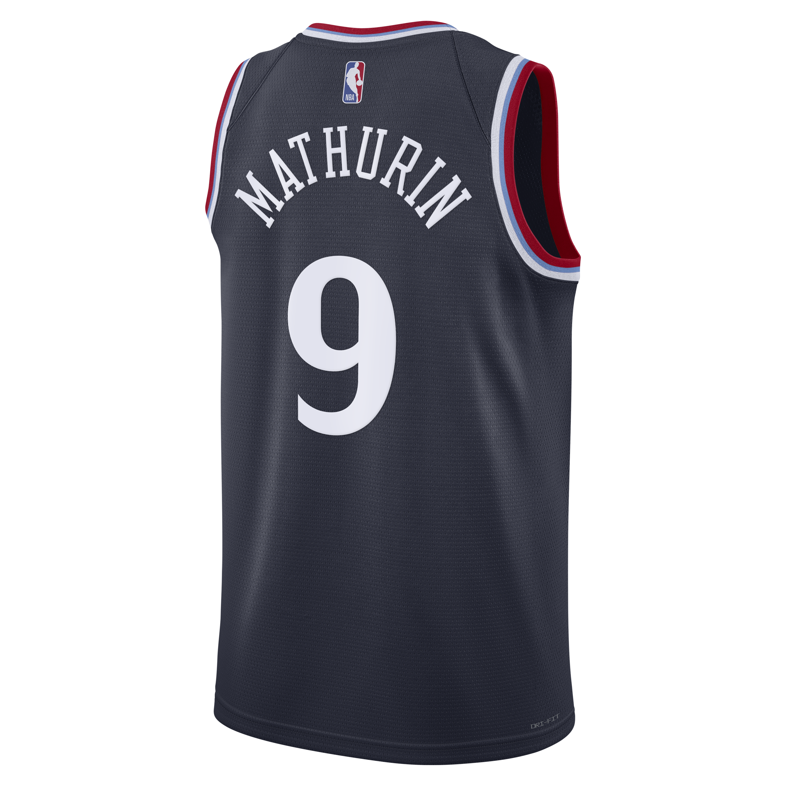 Los Angeles Clippers Nike Replica Icon Edition Swingman Jersey - Navy - Bennedict Mathurin - Unisex
