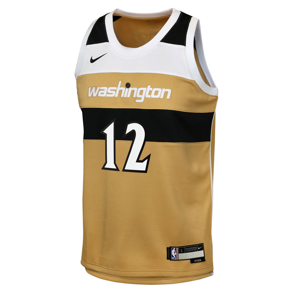 Washington Wizards Nike 2025/26 City Edition Swingman Jersey - Tan - Tre Johnson III - Youth