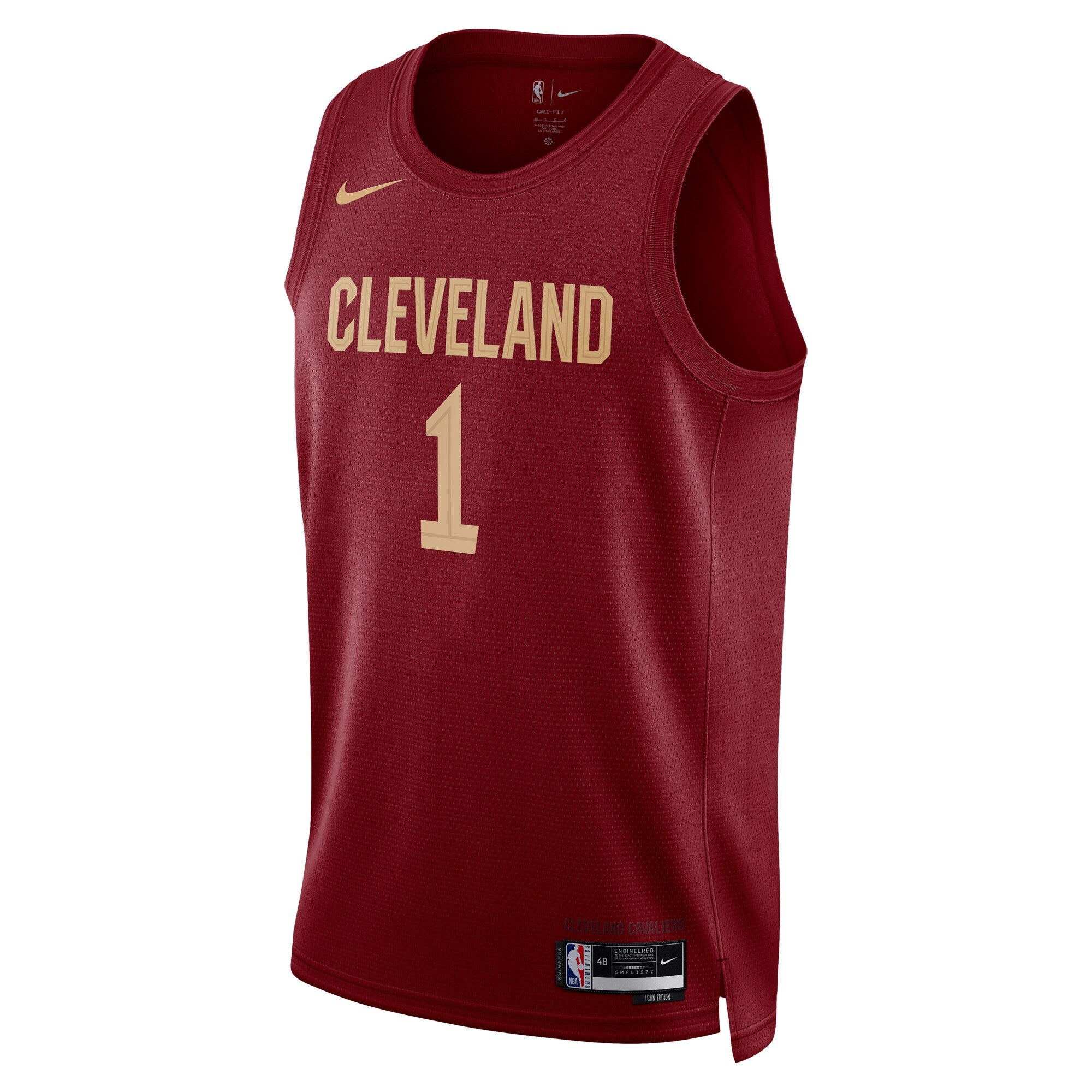 Cleveland Cavaliers Nike Icon Edition Swingman Jersey - Maroon - Max Strus - Unisex