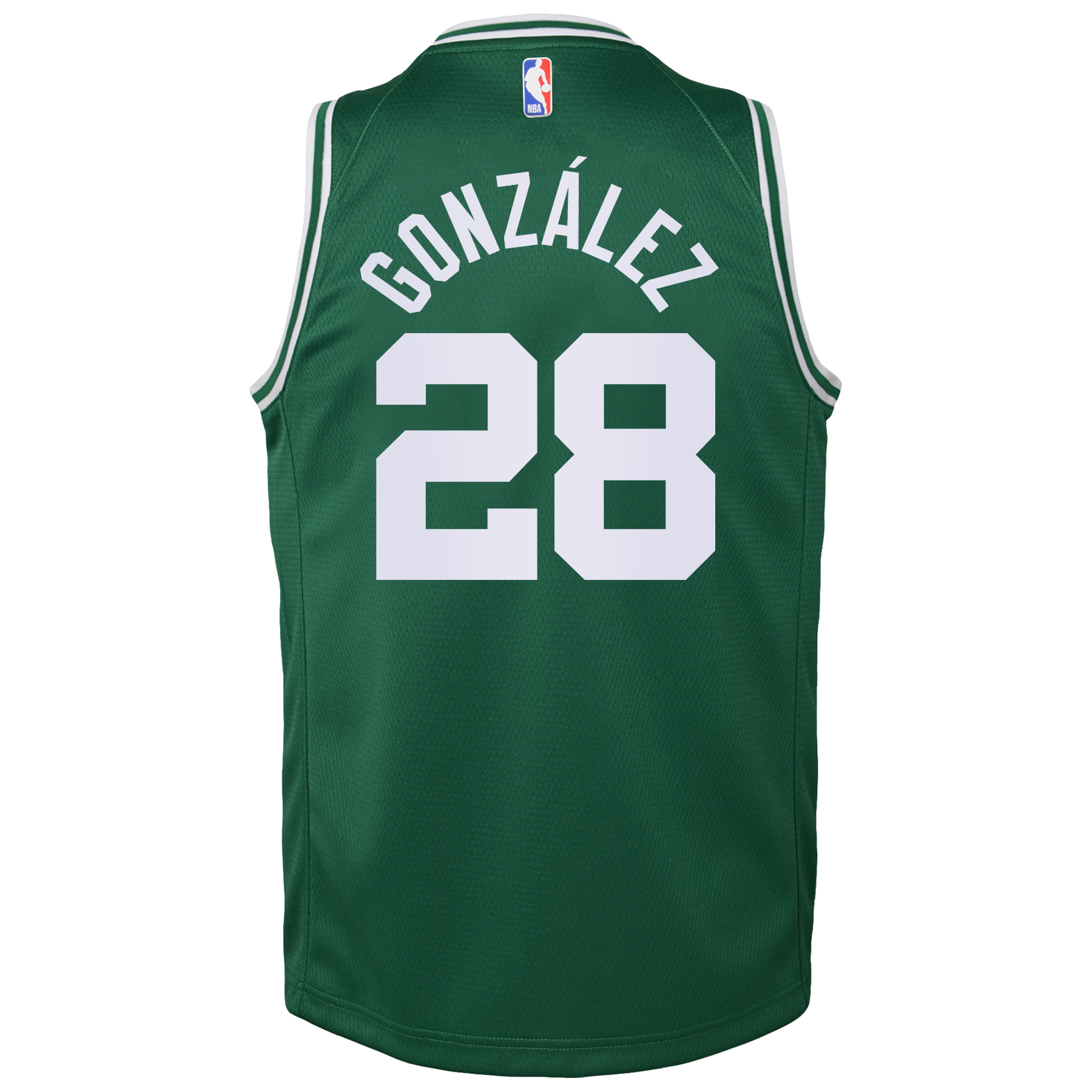 Boston Celtics Nike Icon Edition Swingman Jersey - Kelly Green - Hugo González - Youth