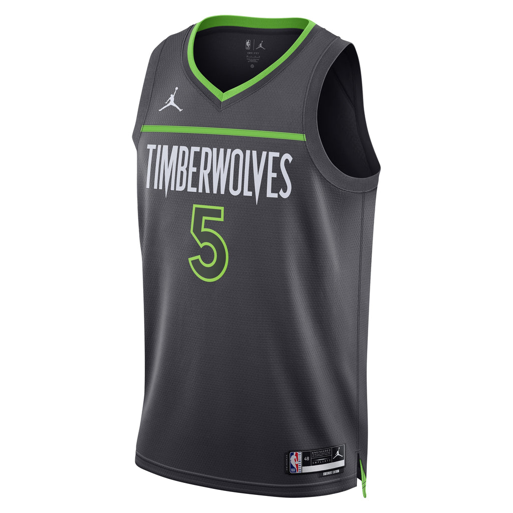 Minnesota Timberwolves Jordan Statement Edition Swingman Jersey - Gray - Anthony Edwards - Unisex