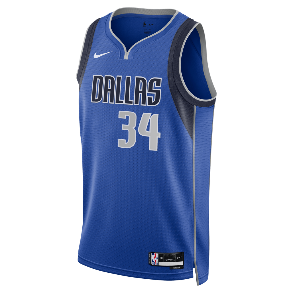 Dallas Mavericks Nike Icon Edition Swingman Jersey - Blue - Santi Aldama - Unisex