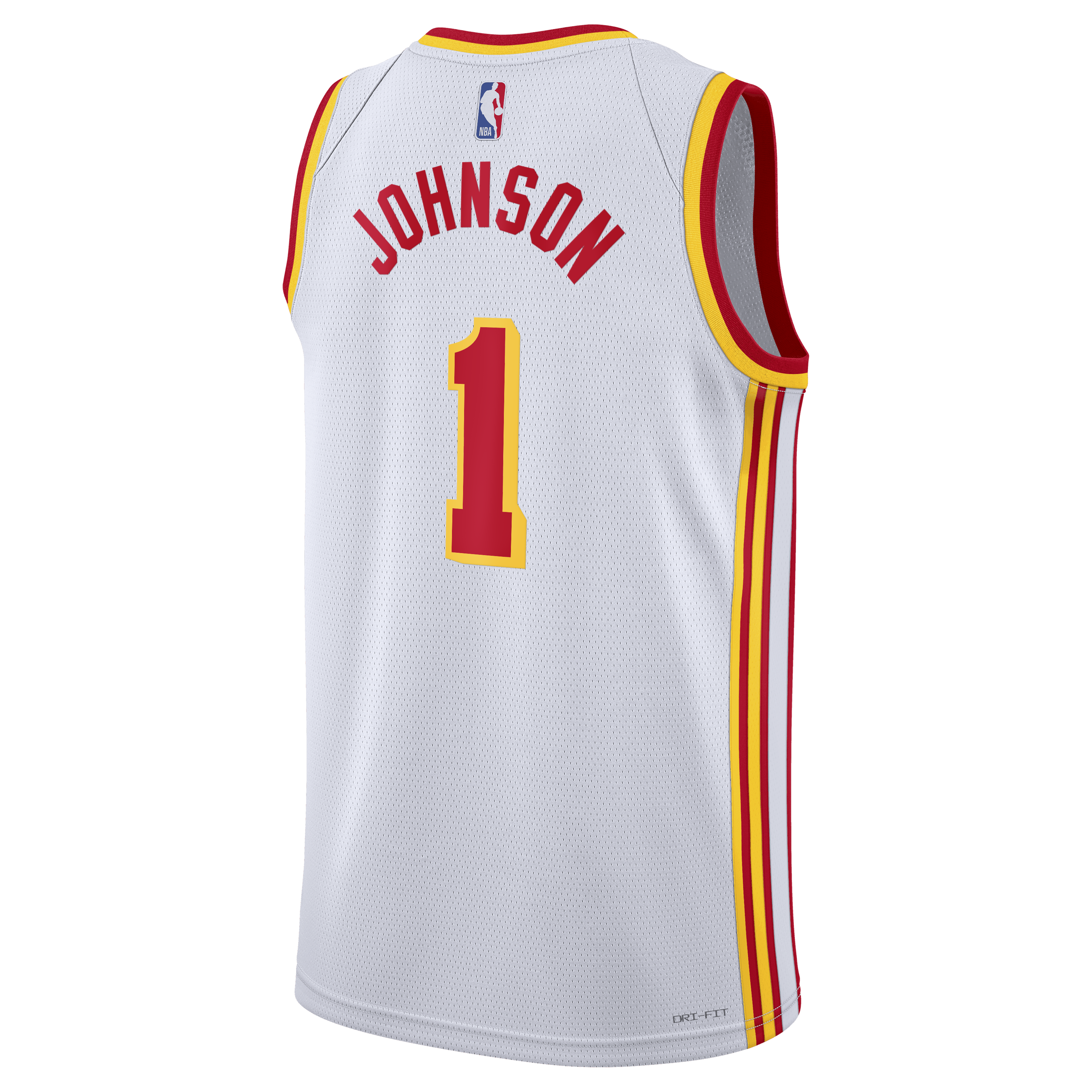 Atlanta Hawks Nike Association Edition Swingman Jersey - White - Jalen Johnson - Unisex