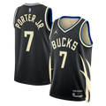 Milwaukee Bucks Jordan Brand Statement Edition Swingman Jersey - Hunter Green - Kevin Porter Jr. - Unisex
