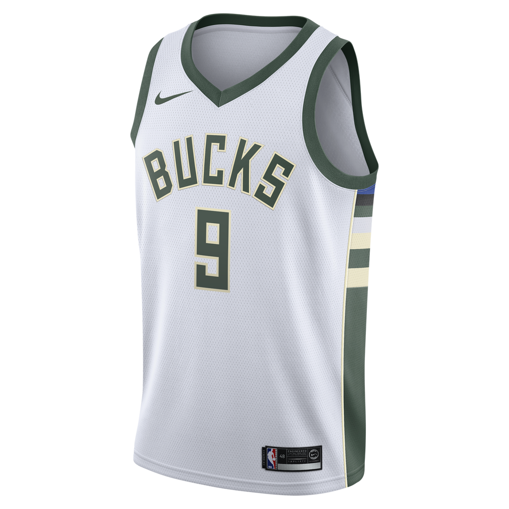 Milwaukee Bucks Nike Association Edition Swingman Jersey - White - Kel'el Ware - Youth