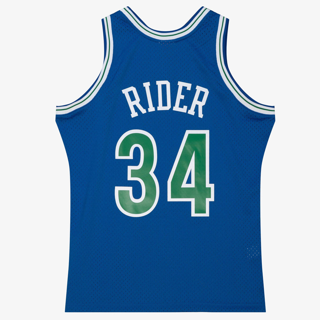 Minnesota Timberwolves Mitchell & Ness Isaiah Rider Jr 1993 Dark Authentic Jersey - Midnight Blue