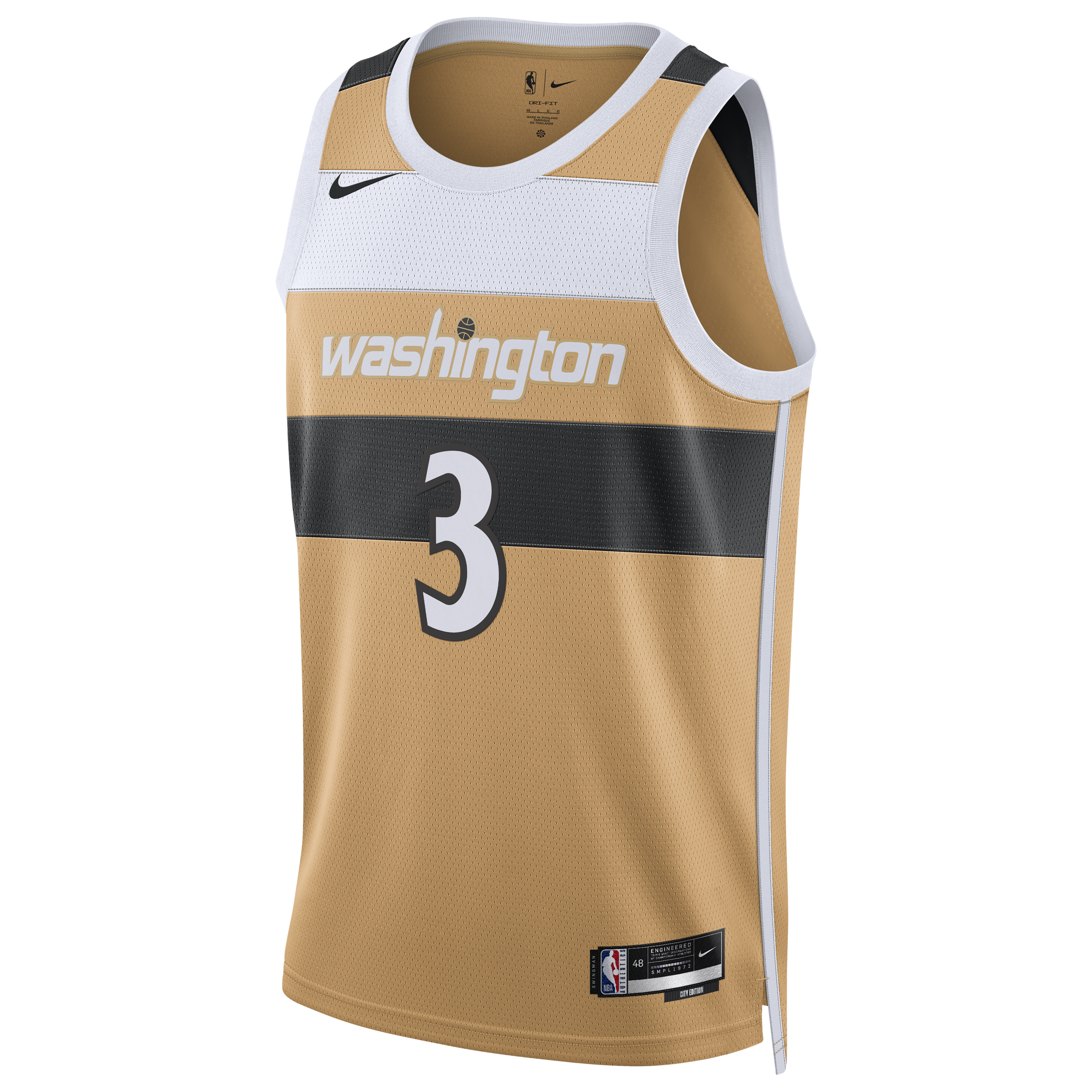 Washington Wizards 2025/26 Nike City Edition Swingman Jersey - Tan - Trae Young - Unisex