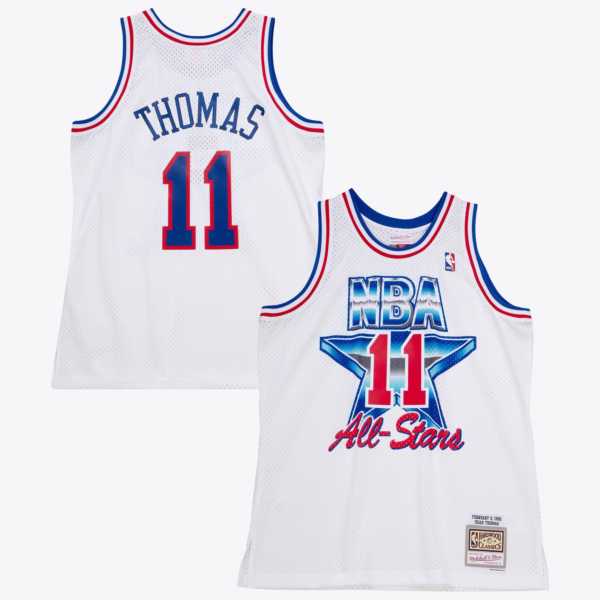 NBA Mitchell & Ness Isiah Thomas 1992 All-Star East Authentic Jersey - White