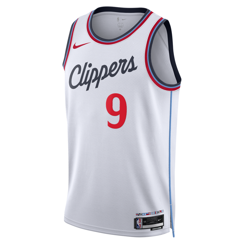 Los Angeles Clippers Nike Replica Association Edition Swingman Jersey - White - Bennedict Mathurin - Unisex