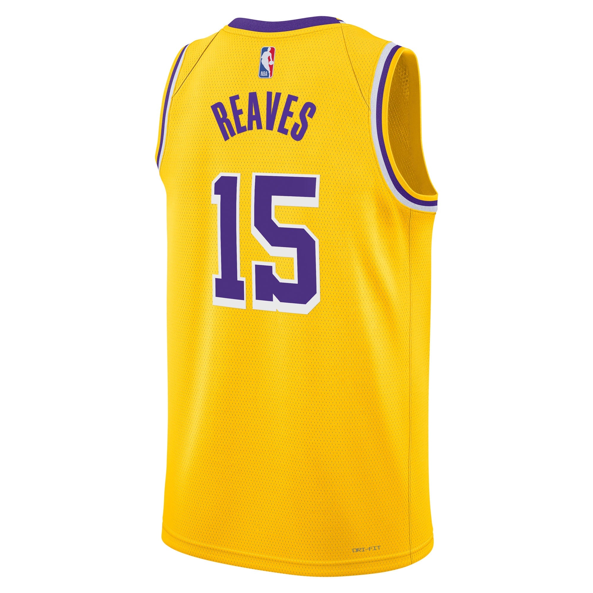 Los Angeles Lakers Nike Icon Edition Swingman Jersey - Gold - Austin Reaves - Youth