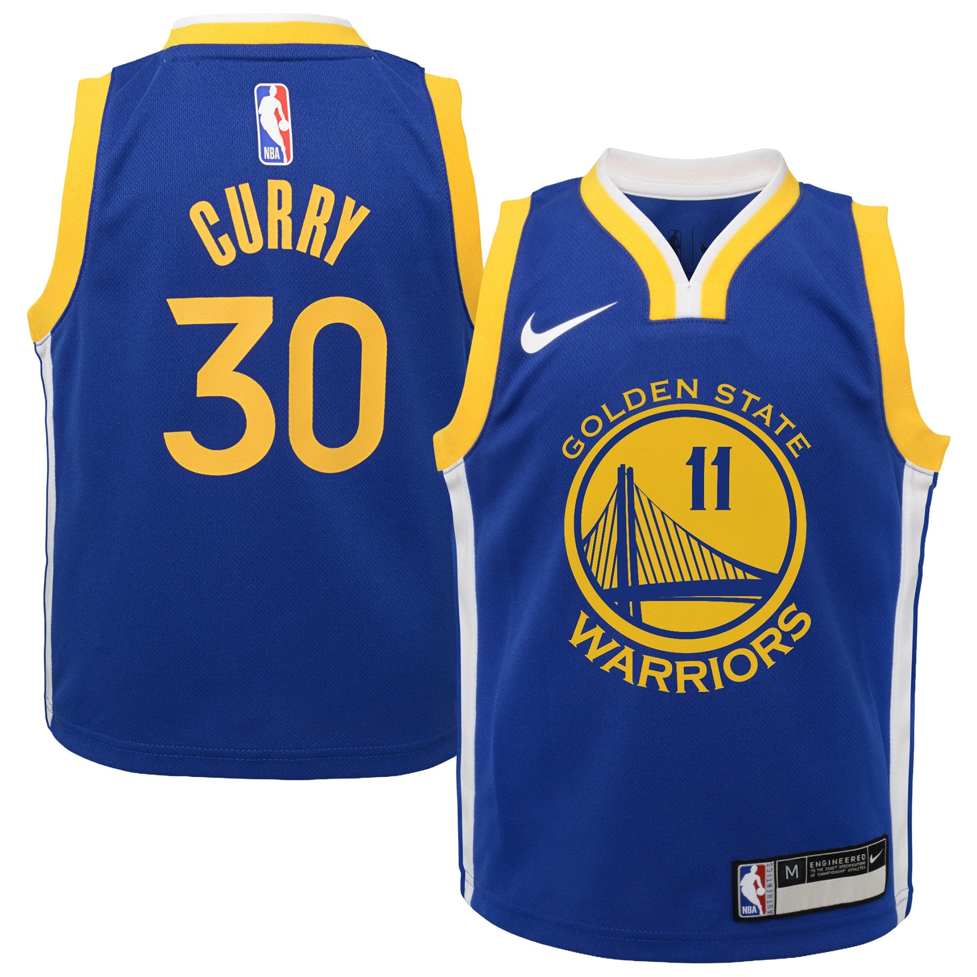 Golden State Warriors NBA Icon Swingman Jersey - Stephen Curry - Toddlers